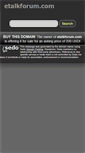 Mobile Screenshot of etalkforum.com